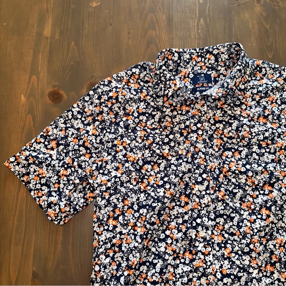 Floral pattern mens button down shirt - Picture 2 of 5